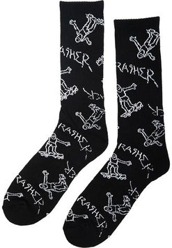 Thrasher Gonz Crew Socks black