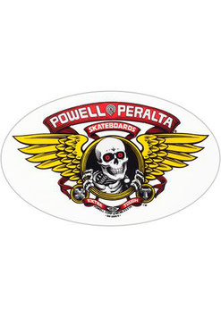 Powell Peralta Winged Ripper Sticker red