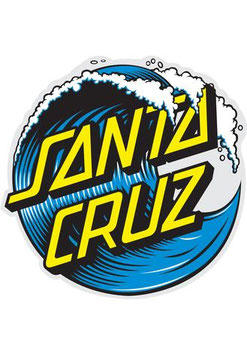 Santa Cruz Wave Dot Sticker