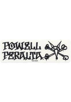 Powell Peralta Rat Bones Sticker white