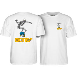 Powell Peralta Skateboard Skeleton II  Shirt white