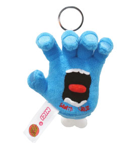 Santa Cruz x Nici Screaming Hand Plushie Keychain
