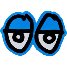 Krooked Eyes Sticker blue