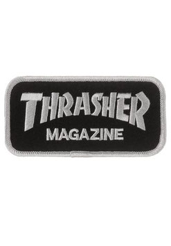 Thrasher Box Logo black Aufnäher