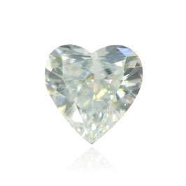 1.08 Carat, Light Blue Diamond, Heart, VS1