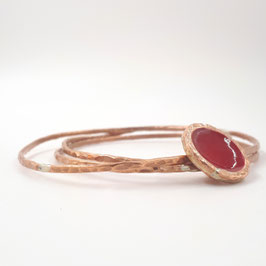 Bracciale 3 cerchi con elemento piccolo