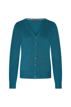 ZILCH Cardi V Neck, petrol