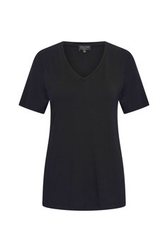 ZILCH Top V Neck, black