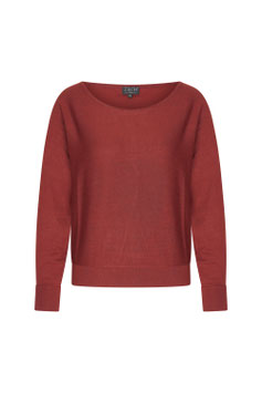 ZILCH Top Batsleeve, mahogany