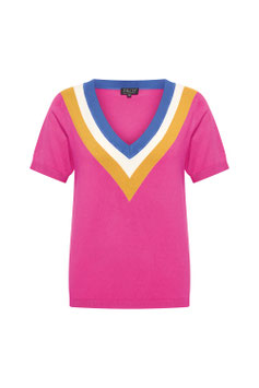 ZILCH Top Coloured V, lollypop