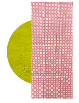 Tenugui "Raute" rosa