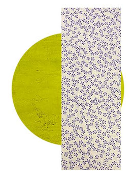 Tenugui "Blumen" lila