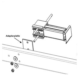 Adapterplatten für Alu-Matic Stützen