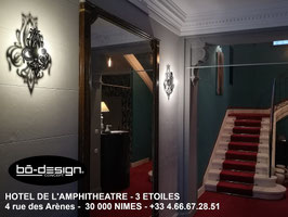 APPLIQUE MURALE DESIGNER / MODELE TULIPIA BLACK