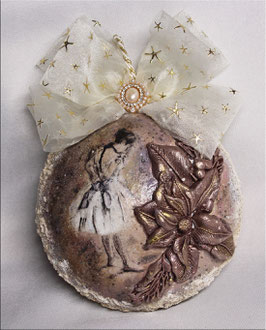 Dekorative Medallion "Ballettänzerin"