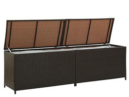 Portacuscini rattan brown BIG