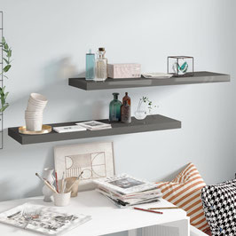 2 mensole libreria 90x23,5x3,8cm