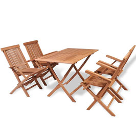 Set in legno di Teak modello "SIDNEY"