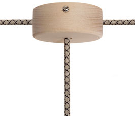 Rosone legno 1 foro e 2 laterali
