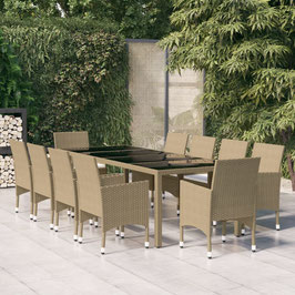 Set Family beige vetro nero