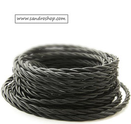 Cavo a treccia  3G 1.5 nero