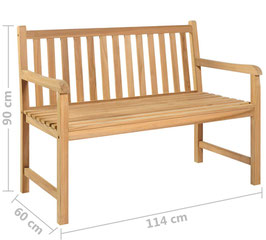 Panchina "easy" in Teak 115cm