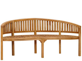 Panchina "Banana" Teak 180