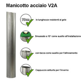 Manicotto per messa a terra