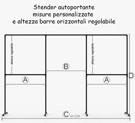 Stender 3 ponti su misura