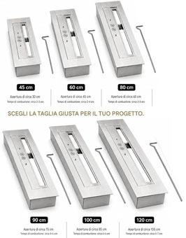 Bruciatore incasso McSell