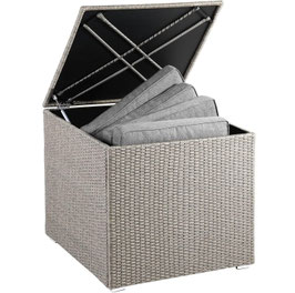 Portacuscini rattan Beige 75 cm