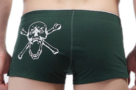 Boxershorts Jolly Roger Mörkgrön (L)