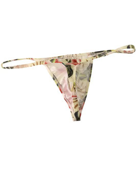 Stringkalsong Blommig Gul (M L XL)