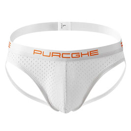 Jockstrap Purcghe Vit (M L XL)