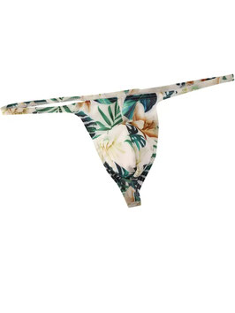 Stringkalsong Blommig Vit (M L XL)