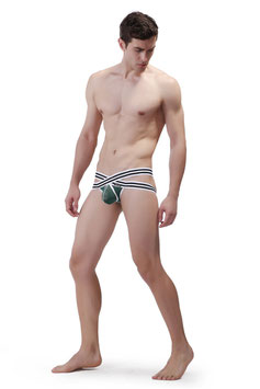 Jockstrap Criss-Cross Grön (S L)