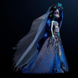 Monster High x Corpse Bride Skullector Emily Doll NRFB