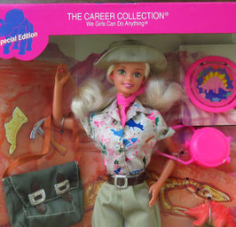 Paleontologist Barbie Dinosaurs NRFB