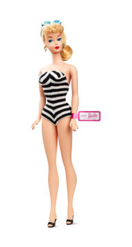 Black & White Bathing Suit Barbie NRFB