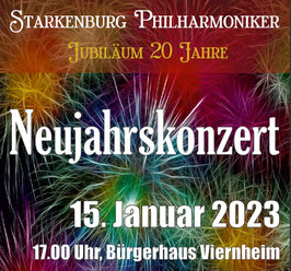 Neujahrskonzert Viernheim 15. Januar 2023