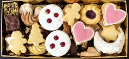 Handgemachte Weihnachtskekse gemischtes Sortiment 300g