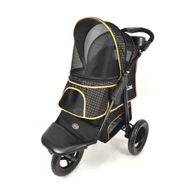 InnoPet® Hundebuggy "Adventure" - IPS-036/BG - schwarz/gold