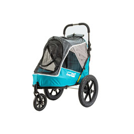 InnoPet® Hundebuggy/Fahrradanhänger "Sporty Trailer Evolution"  -  IPS-057/B - Ocean Blue