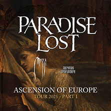 Paradise Lost Dienstag, 04.11.2025 | 20:00 NÜRNBERG | Z-Bau Saal