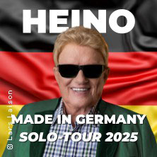 Heino - Made in Germany Solo Tour 2025 Freitag, 17.10.2025 | 19:00 ERLANGEN | Heinrich-Lades-Halle