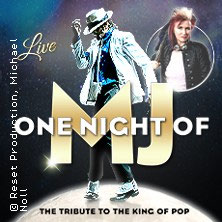 One Night Of MJ - The Tribute To The King Of Pop!  (99) Donnerstag, 29.10.2026 | 19:30 NÜRNBERG | Meistersingerhalle Nürnberg