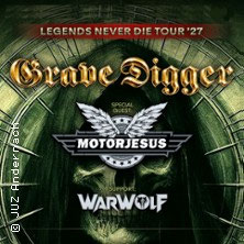 Grave Digger - Legends Never Die Tour '27 + Motorjesus, Warwolf  (84) Donnerstag, 21.01.2027 | 19:30 NÜRNBERG | HIRSCH