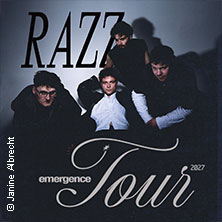 RAZZ - emergence 2027  (43) Freitag, 19.03.2027 | 19:45 NÜRNBERG | Club Stereo