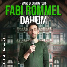 Fabi Rommel - Daheim - Zusatztermin Donnerstag, 09.10.2025 | 20:00 ERLANGEN | Heinrich-Lades-Halle