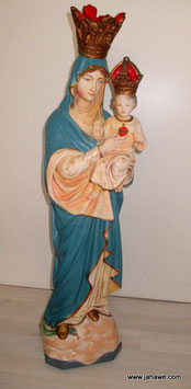 Madonnenstatue um ca. 1940 Frankreich im tadellosen Zustand. Ton, Keramik ohne Abstoßung